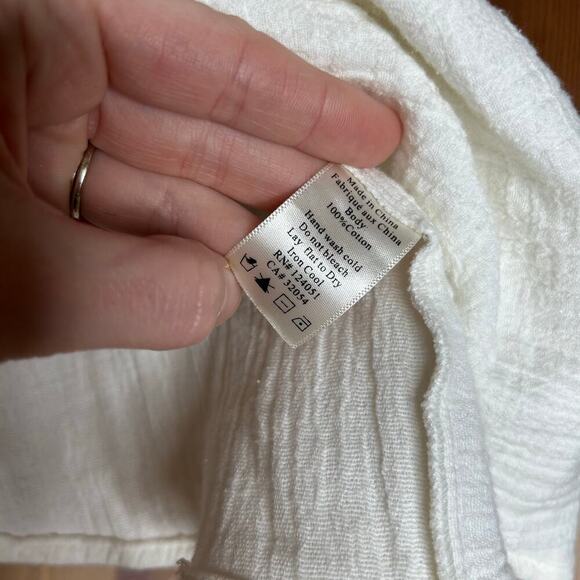 The Odells Gauzy Micro Mini Skirt Women’s Small White Dainty Dollcore Summer - Picture 4 of 8